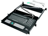 Rackmount Computer Keyboard with Sliding Shelf 
